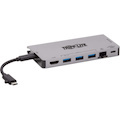 Tripp Lite by Eaton USB-C Dock - 4K HDMI, USB 3.x (5Gbps), USB-A/C Hub Ports, GbE, Memory Card, 100W PD Charging, Detachable Cord