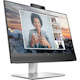 HP E24m G4 24" Class Webcam Full HD LCD Monitor - 16:9 - Black, Silver
