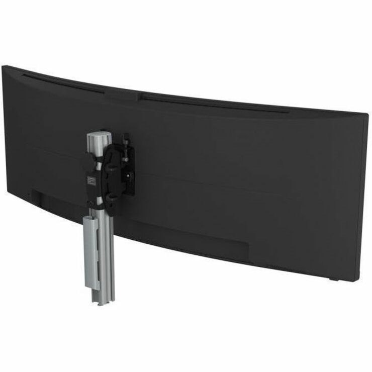 Atdec Mounting Post for Monitor, Curved Screen Display - Silver, Black