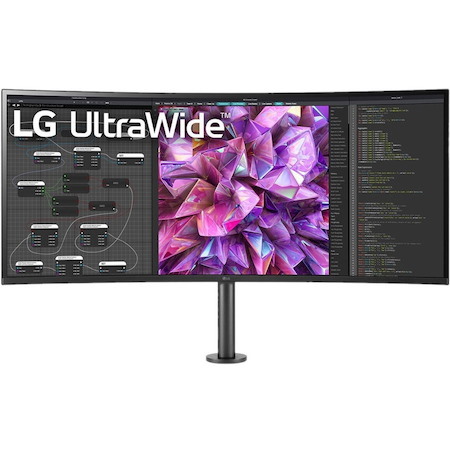 LG Ultrawide 38WQ88C-W 38" Class UW-QHD+ Curved Screen LCD Monitor - 21:9 - White