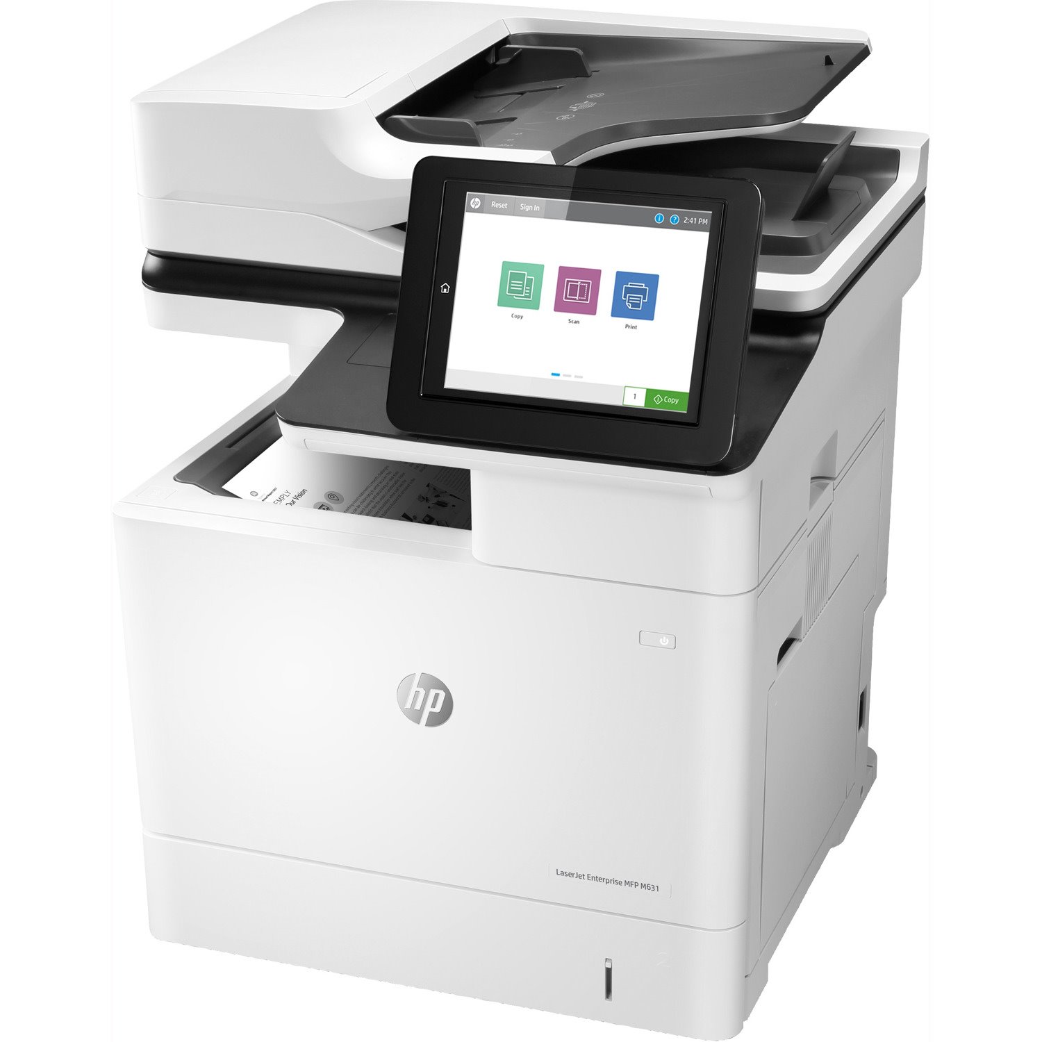 HP LaserJet M631dn Laser Multifunction Printer - Monochrome