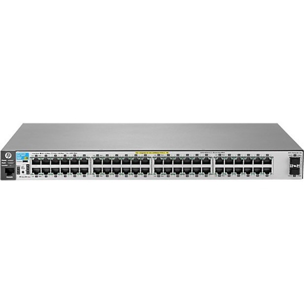 HPE 2530 2530-48G-PoE+-2SFP+ 48 Ports Manageable Ethernet Switch - Gigabit Ethernet, 10 Gigabit Ethernet - 10/100/1000Base-T, 10GBase-X