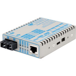 FlexPoint 10/100 Ethernet Fiber Media Converter RJ45 SC Single-Mode 30km
