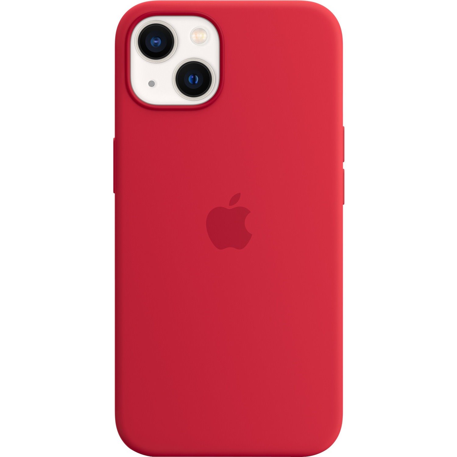 Apple Silicone Case for Apple iPhone 13 Smartphone - Red