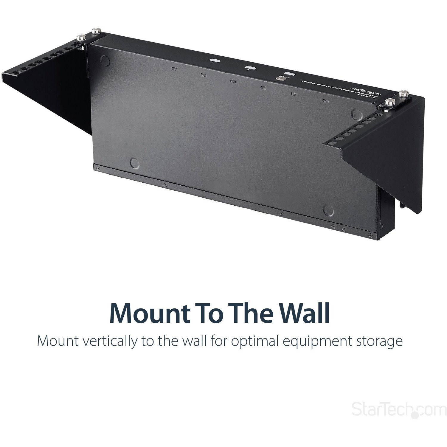 StarTech.com 4U 19in Steel Vertical Wallmount Equipment Rack Bracket