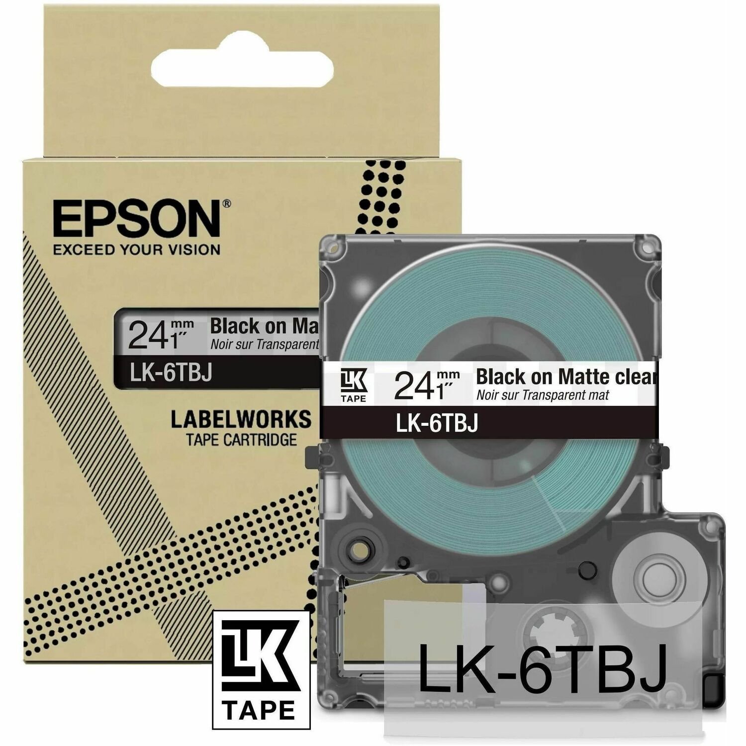 Epson LK-6TBJ Label Tape