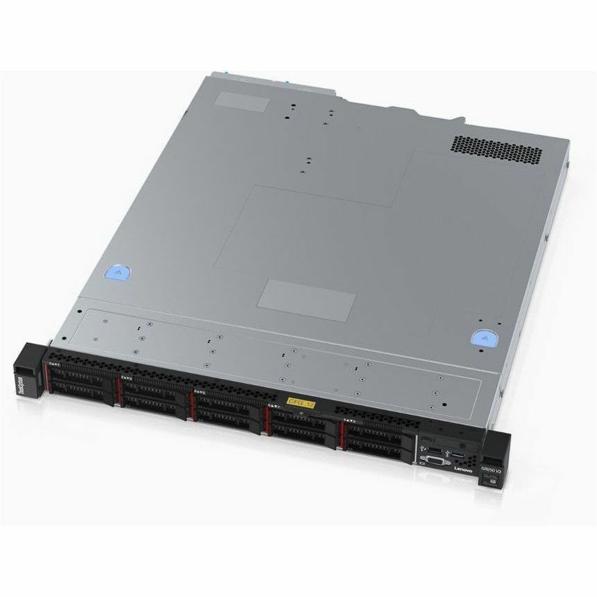 Lenovo ThinkSystem SR250 V3 7DCLA01XNA 1U Rack Server - 1 x Intel Xeon E-2456 3.30 GHz - 16 GB RAM - Serial ATA Controller