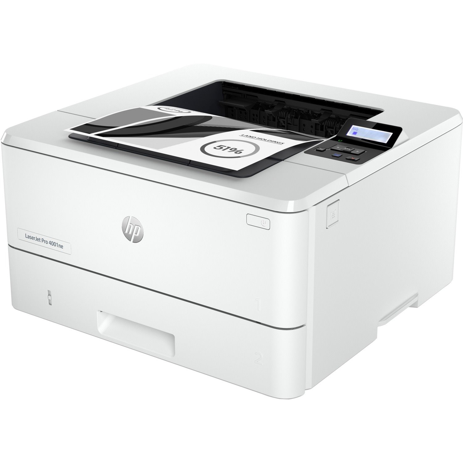 HP LaserJet Pro 4000 4001ne Wired Laser Printer - Monochrome