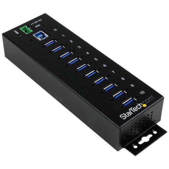 StarTech.com USB Hub - USB 3.0 Type A - External - Black - TAA Compliant