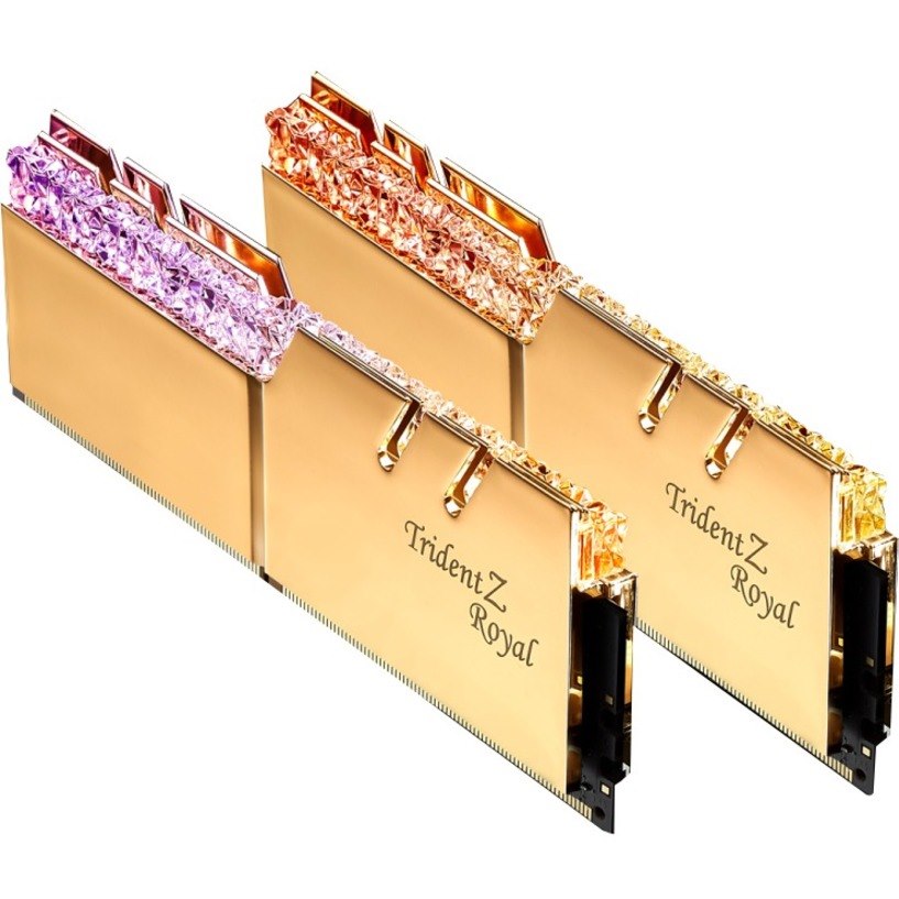 G.SKILL Trident Z Royal RAM Module - 16 GB (2 x 8GB) - DDR4-3000/PC4-24000 DDR4 SDRAM - 3000 MHz - CL16 - 1.35 V