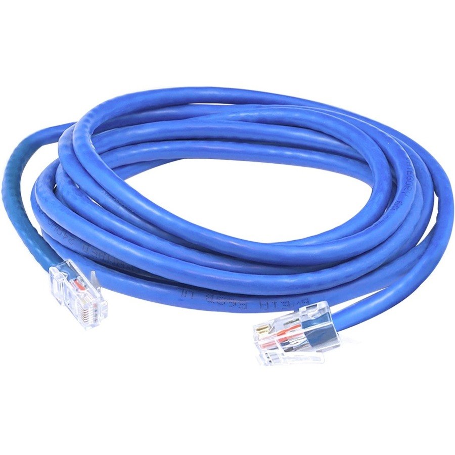 AddOn 15ft Blue CAT 5E PVC Ethernet Cable Non-Booted RJ-45 M/M