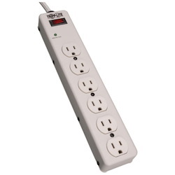 Tripp Lite by Eaton Protect It! 6-Outlet Surge Protector, 6 ft. (1.83 m) cord, 900 Joules, Diagnostic LED
