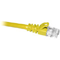 ENET Cat6 Yellow 1 Foot Patch Cable with Snagless Molded Boot (UTP) High-Quality Shielded Network Patch Cable RJ45 to RJ45 - 1Ft