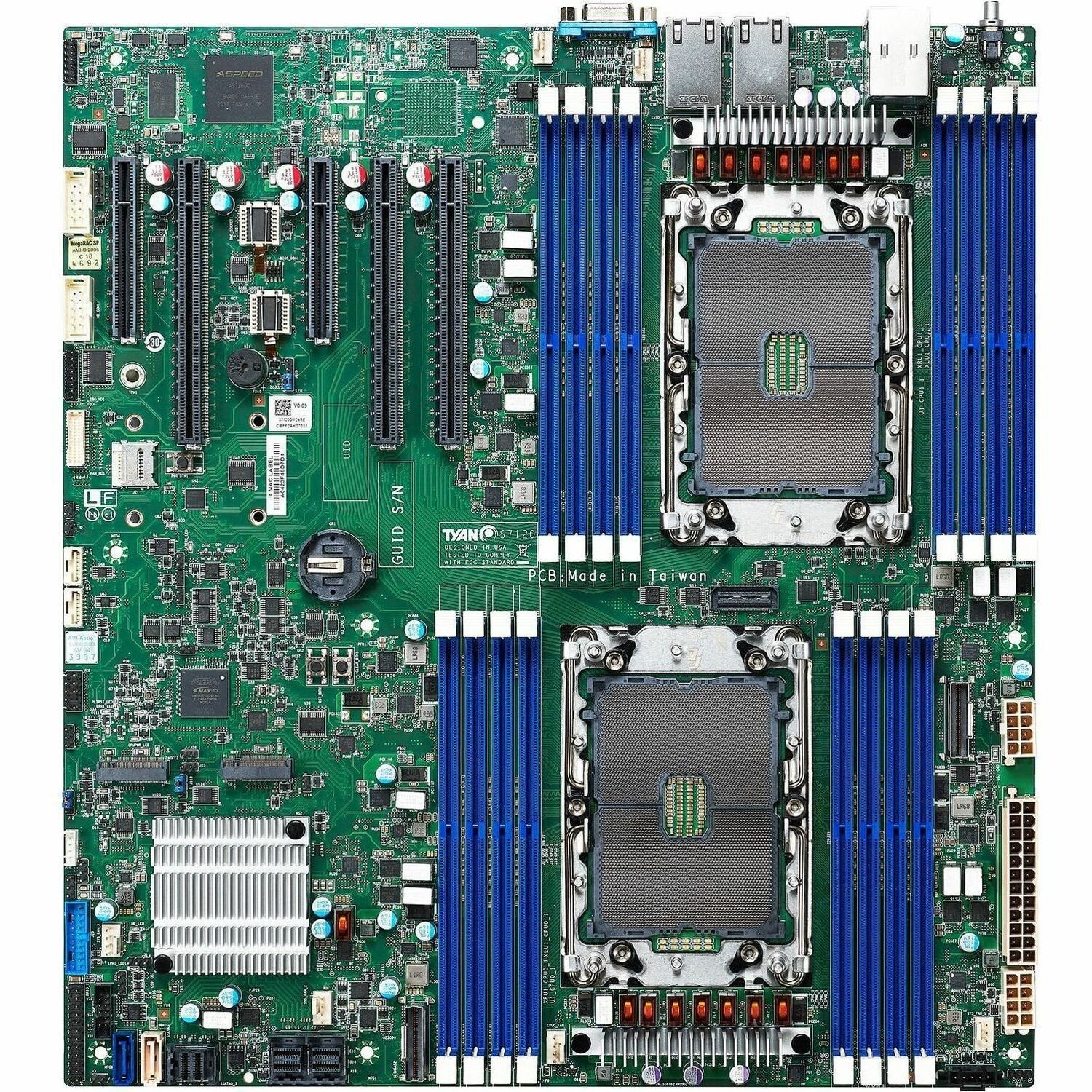 Tyan Tempest HX S7120 Server Motherboard - Intel C621A Chipset - Socket LGA-4189 - SSI EEB