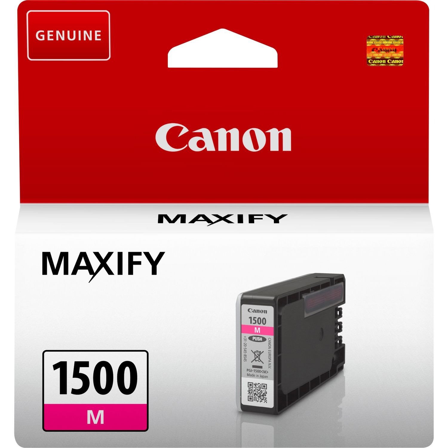 Canon 1500M Original Inkjet Ink Cartridge - Magenta - 1 Pack