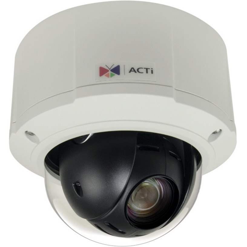 ACTi B912 5 Megapixel Outdoor HD Network Camera - Monochrome, Color - Dome