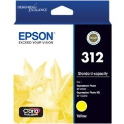 Epson Claria Photo HD 312 Original Standard Yield Inkjet Ink Cartridge - Yellow Pack