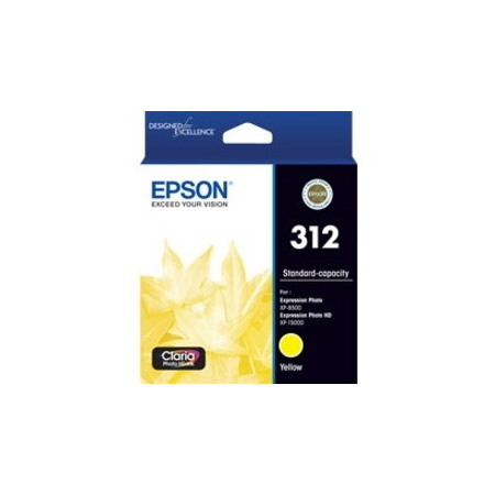 Epson Claria Photo HD 312 Original Standard Yield Inkjet Ink Cartridge - Yellow Pack
