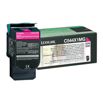 Lexmark 0C544X1MG Original Laser Toner Cartridge - Magenta Pack