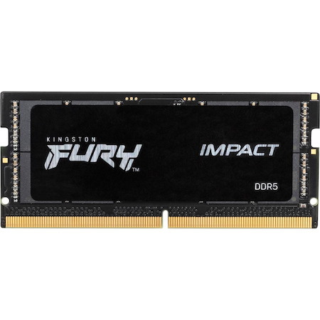 Kingston FURY Impact RAM Module for Notebook, Gaming Notebook - 16 GB (1 x 16GB) - DDR5-4800/PC5-38400 DDR5 SDRAM - 4800 MHz - CL38 - 1.10 V