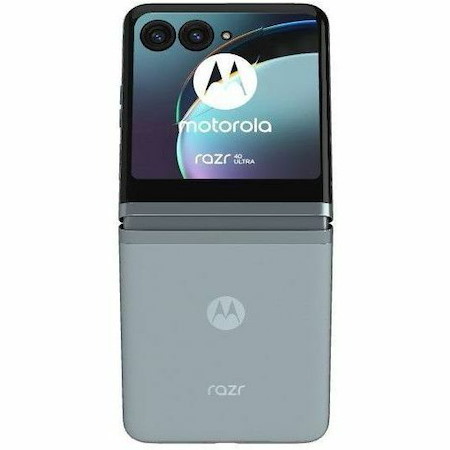 Motorola Mobility Razr 40 Ultra 256 GB Smartphone - 6.9" Flexible Folding Screen P-OLED Full HD Plus 2640 x 1080 - Octa-core (Cortex X2Single-core (1 Core) 3.19 GHz + Cortex A710 Triple-core (3 Core) 2.75 GHz + Cortex A510 Quad-core (4 Core) 1.80 GHz) - 8 GB RAM - Android 13 - 5G - Glacier Blue
