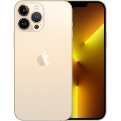 Apple iPhone 13 Pro Max A2484 128 GB Smartphone - 6.7" OLED 2778 x 1284 - Hexa-core (A15 BionicDual-core (2 Core) Quad-core (4 Core) - 8 GB RAM - iOS 15 - 5G - Gold