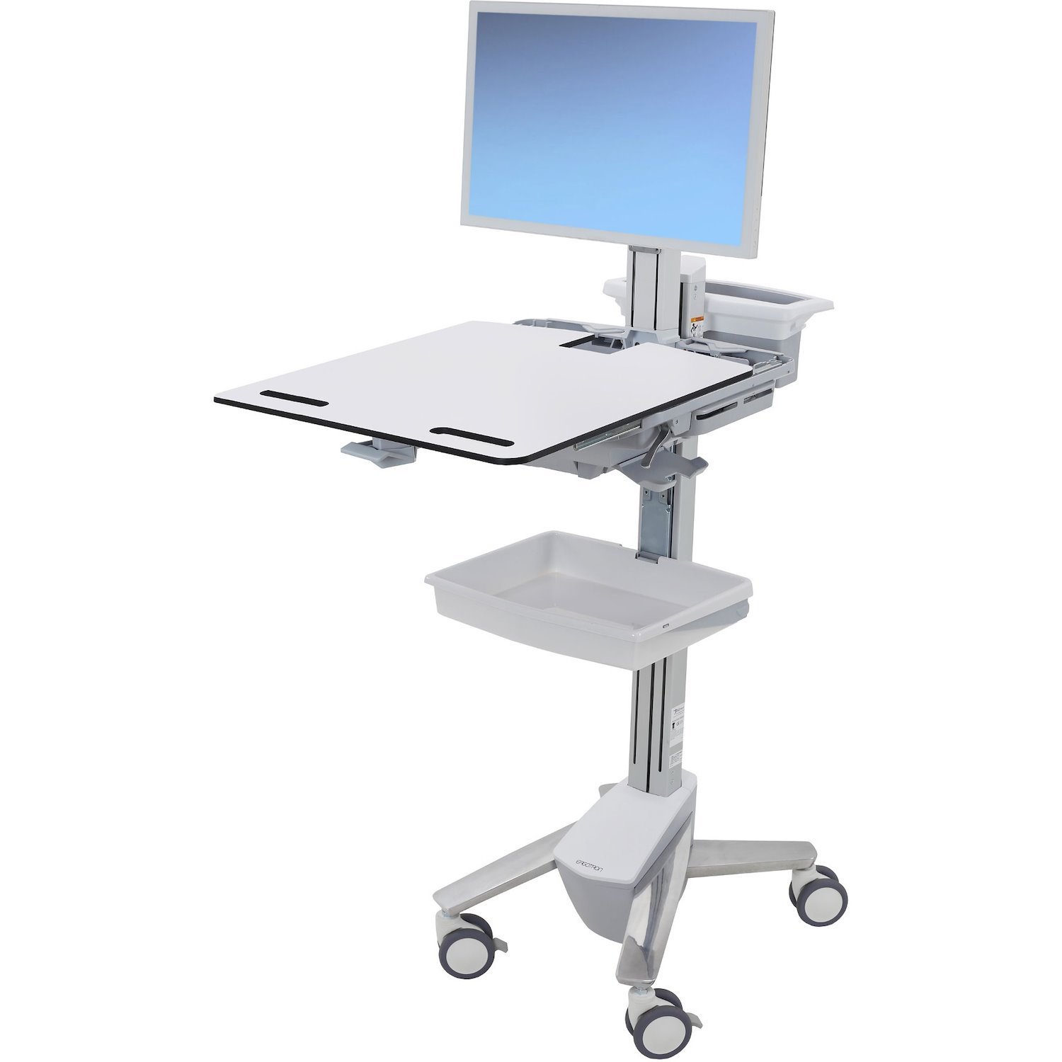 Ergotron StyleView Cart - Sliding Worksurface Full-Featured Medical Cart