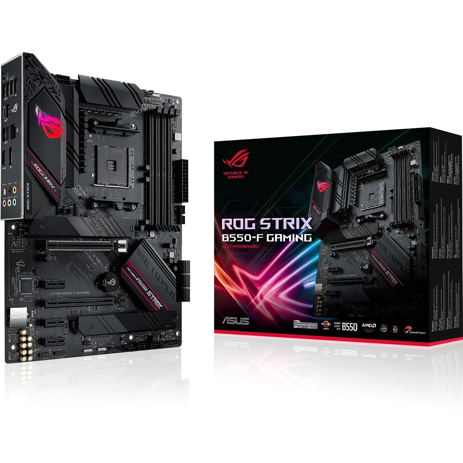 Asus ROG Strix B550-F GAMING Desktop Motherboard - AMD B550 Chipset - Socket AM4 - ATX