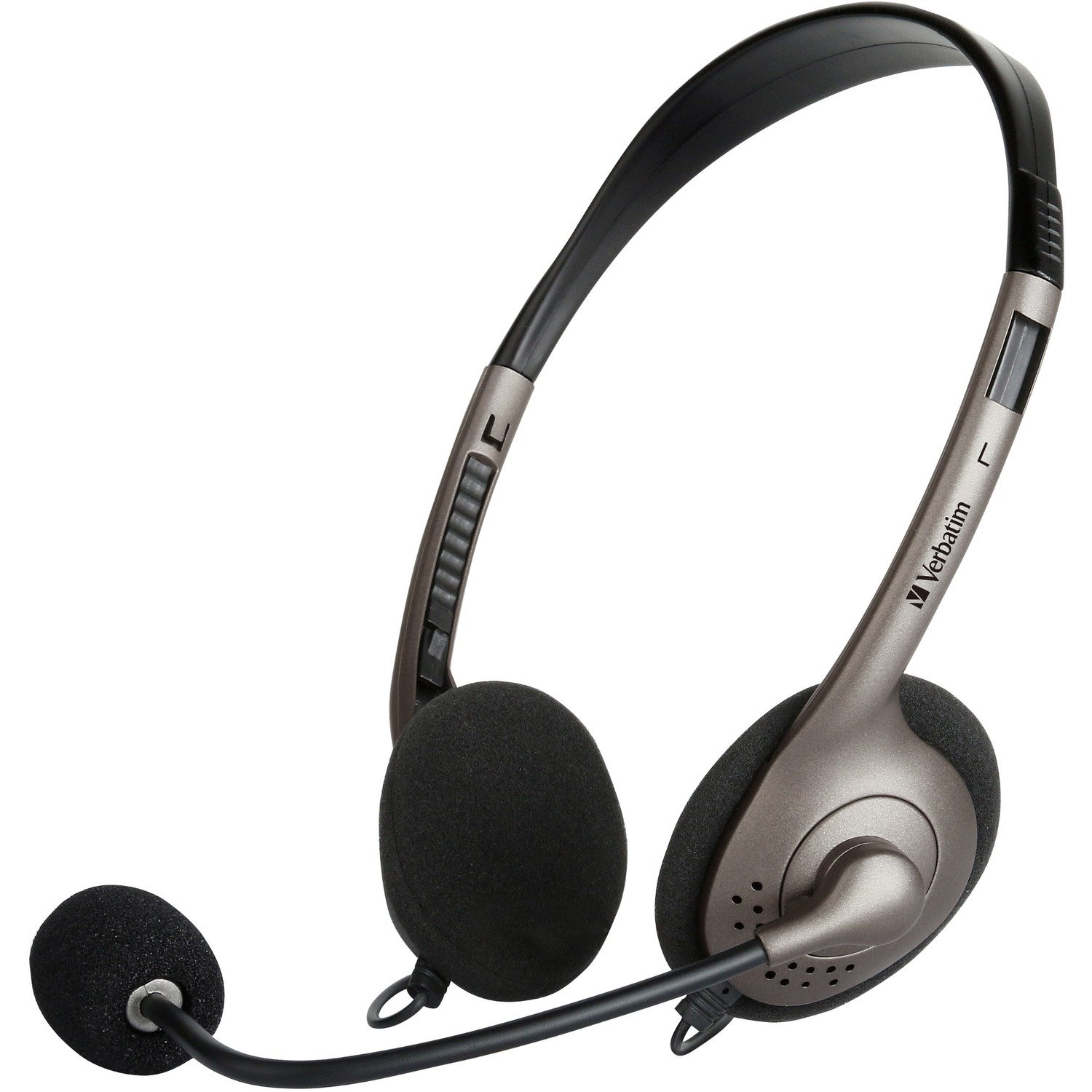 Verbatim Wired Over-the-head Stereo Headset - Graphite