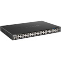 D-Link Smart DGS-1520 DGS-1520-52MP 50 Ports Manageable Layer 3 Switch - Gigabit Ethernet, 2.5 Gigabit Ethernet, 10 Gigabit Ethernet - 10/100/1000Base-T, 2.5GBase-T, 10GBase-T, 10GBase-X