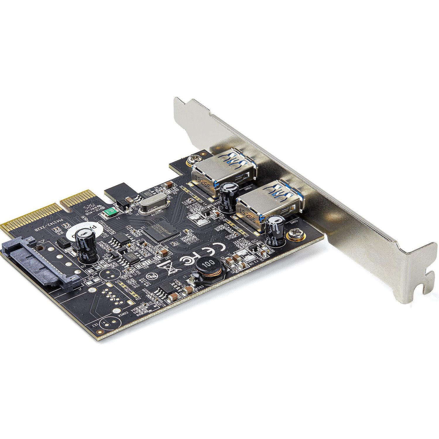 StarTech.com 2-Port USB PCIe Card 10Gbps/port - USB 3.2 Gen 2 Type-A PCI Express 3.0 x2 Host Controller Expansion Card - Windows/Linux