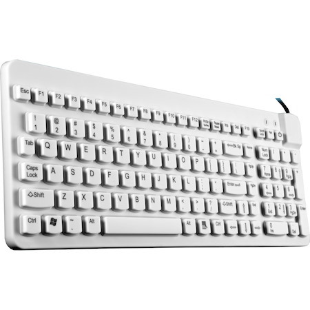 Man & Machine Low Profile Premium Waterproof Disinfectable Keyboard