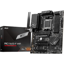 MSI PRO B650-P WIFI Gaming Desktop Motherboard - AMD B650 Chipset - Socket AM5 - ATX