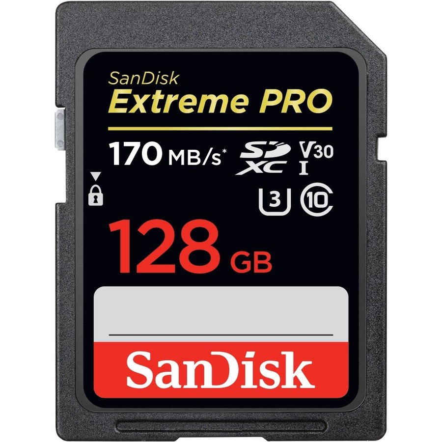 SanDisk Extreme PRO 128 GB Class 10/UHS-I (U3) SDXC