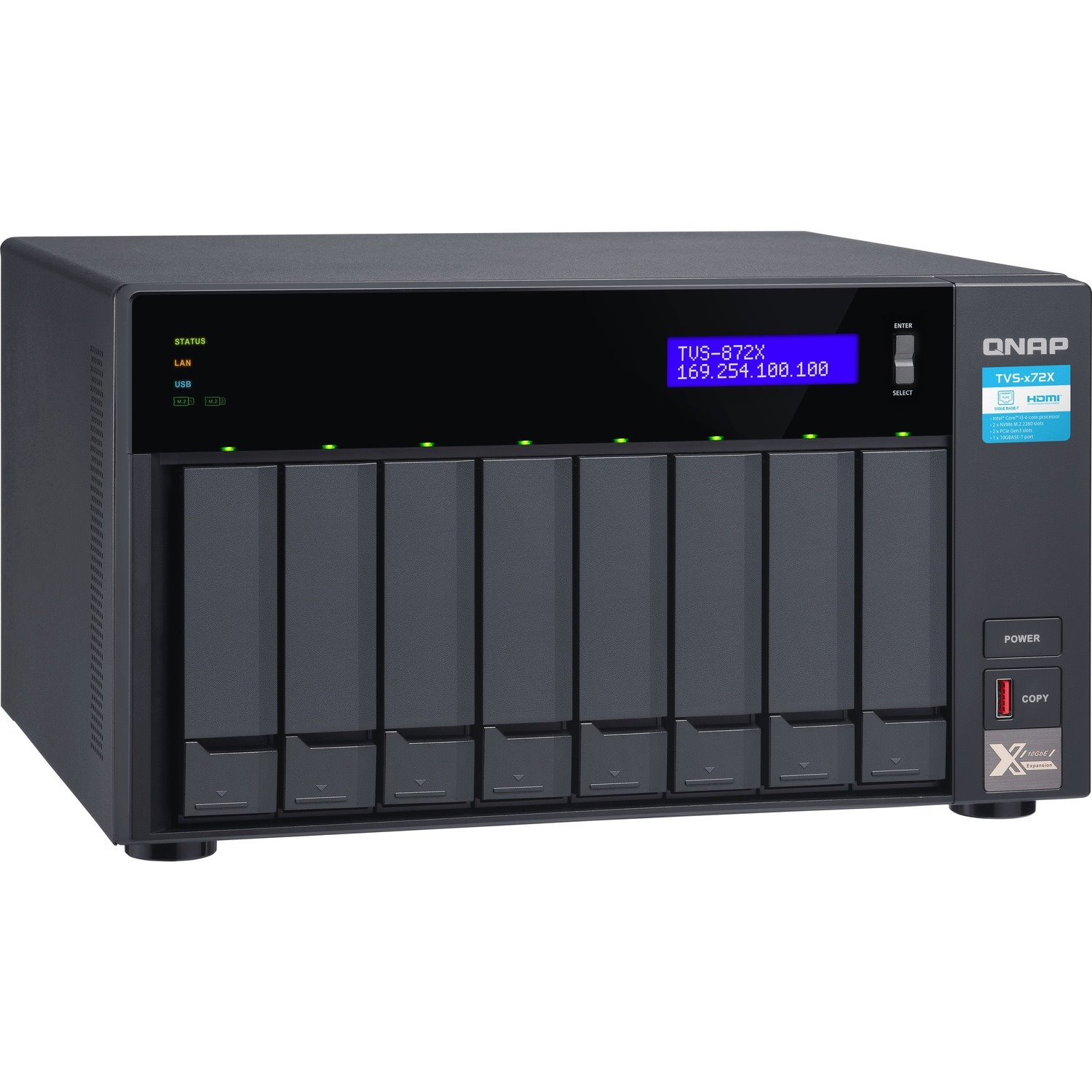 QNAP TVS-672X-I5-8G SAN/NAS Storage System