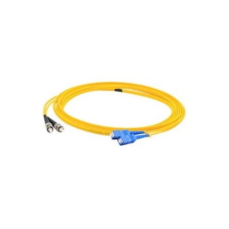 AddOn 40m SC (Male) to ST (Male) Yellow OS2 Duplex Fiber OFNR (Riser-Rated) Patch Cable