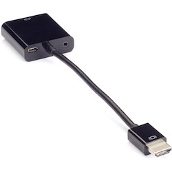 Black Box HDMI to VGA Adapter Converter with Audio, Male/Female Dongle