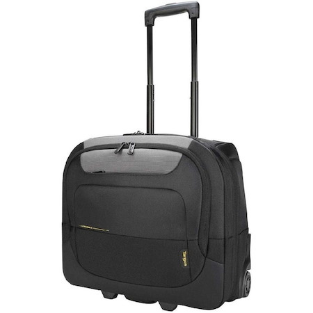 Targus CityGear TCG717GL Carrying Case (Roller) for 38.1 cm (15") to 43.9 cm (17.3") Notebook - Black