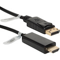 QVS 15ft DisplayPort to HDMI Digital A/V Cable