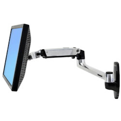 Ergotron Mounting Arm for LCD Monitor, Monitor, TV - Polished Aluminum