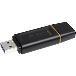 Kingston DataTraveler Exodia 128 GB USB 3.2 (Gen 1) Flash Drive - Black, Yellow
