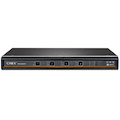 Vertiv Cybex Secure MultiViewer KVM Switch | 4 port | NIAP Approved | Dual AC