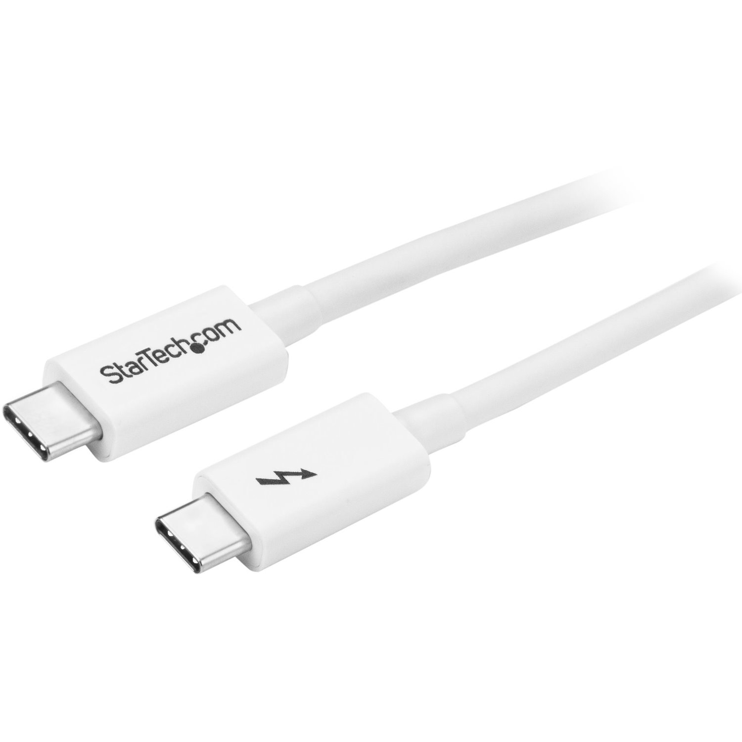 StarTech.com 3.3ft (1m) Thunderbolt 3 Cable, 20Gbps, 100W PD, 4K Video, Thunderbolt-Certified, Compatible w/ TB4/USB 3.2/DisplayPort