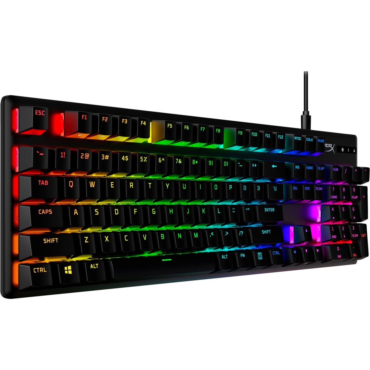 HyperX Alloy Origins PBT HX Aqua - Mechanical Gaming Keyboard