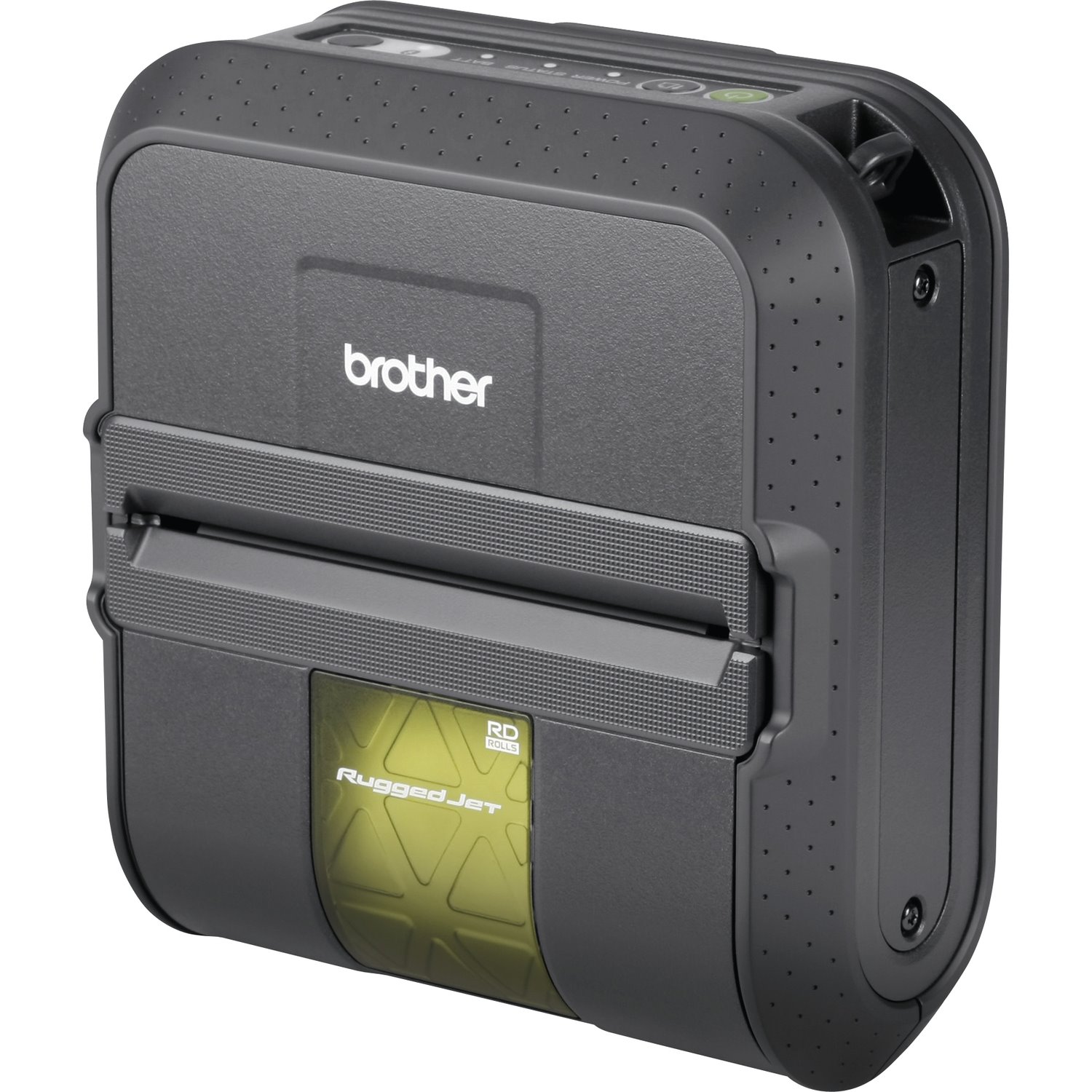 Brother RuggedJet RJ4040-K Direct Thermal Printer - Monochrome - Portable - Label Print - USB - Serial - Wireless LAN - Battery Included