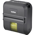 Brother RuggedJet RJ4040 Direct Thermal Printer - Monochrome - Portable - Label Print - USB - Serial - Wireless LAN