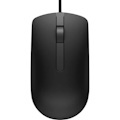 Dell MS116 Mouse - USB - Optical - 3 Button(s) - Black