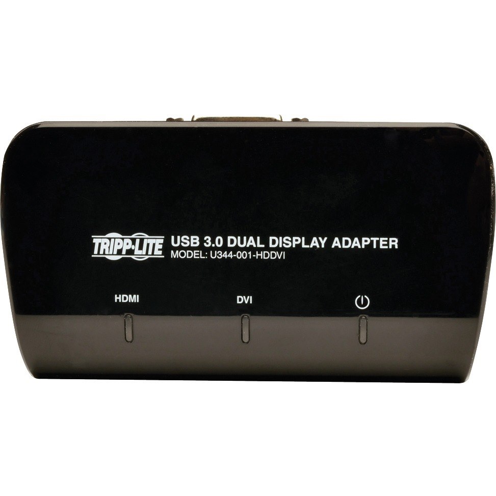 Tripp Lite by Eaton USB 3.0 SuperSpeed to DVI and HDMI Dual Monitor Video Display Adapter