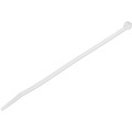StarTech.com 8"(20cm) Cable Ties, 2-1/8"(55mm) Dia, 50lb(22kg) Tensile Strength, Nylon Self Locking Zip Ties, UL Listed, 100 Pack, White