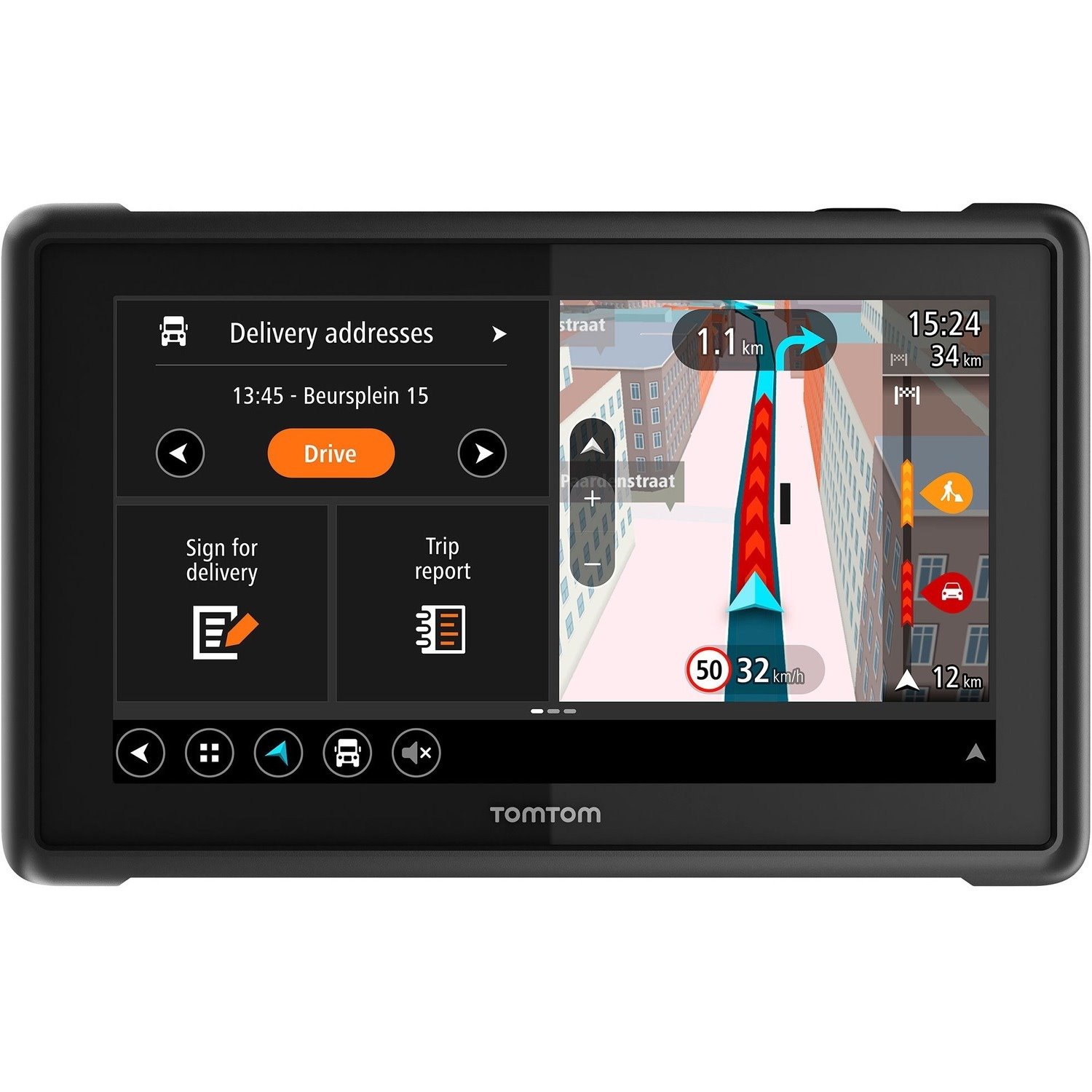 Tomtom Bridge Automobile Portable GPS Navigator - Mountable, Portable